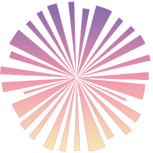 Pink Purple Shine Minimalistische Tasse Glow Art