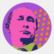 Pink Putin Pop Kunstportrait