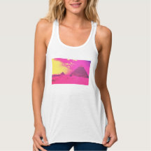 Pink Pyramids T - Shirt Tank Top