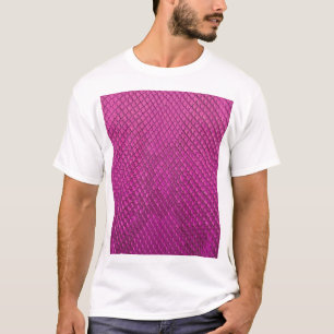 Pink Python: Schlange Hauttextur. T-Shirt