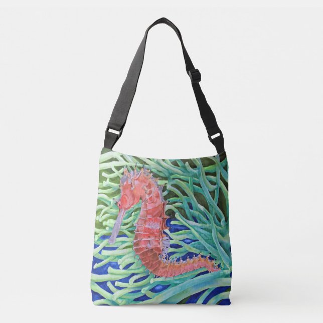Pink Queen Crossbody Bag Tragetaschen Mit Langen Trägern (Vorderseite)