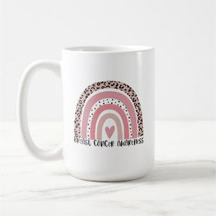 Pink Rainbow Breast Cancer Awareness Kaffeetasse