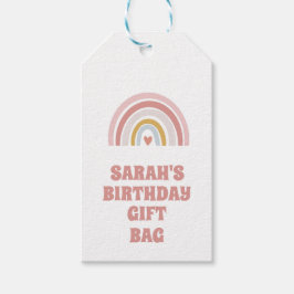 PINK RAINBOW CUSTOMIZE ODER PERSÖNLICHE TEXT GESCHENKANHÄNGER