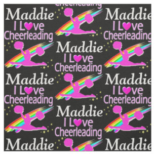 PINK RAINBOW I ADORE CHEERLEADES TISSU CUSTOMISÉ