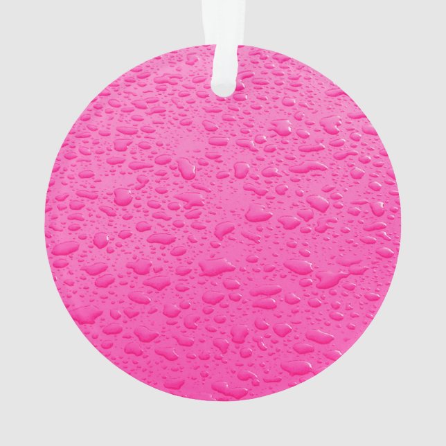 Pink Raindrops sur voiture (dos)