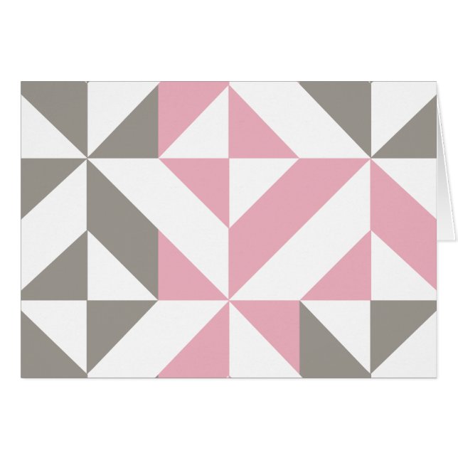 Pink Raspberry and Silver Geometric ZigZag (Devant horizontal)