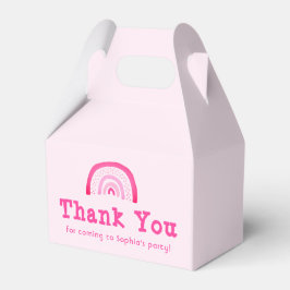 Pink-Regenbogen-Individualität Vielen Dank für Ihr Geschenkschachtel