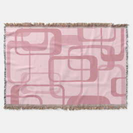 Pink Retro 60er Jahre Abstraktes Muster Decke