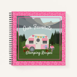 Pink Retro Glamper Notebook Notizbuch