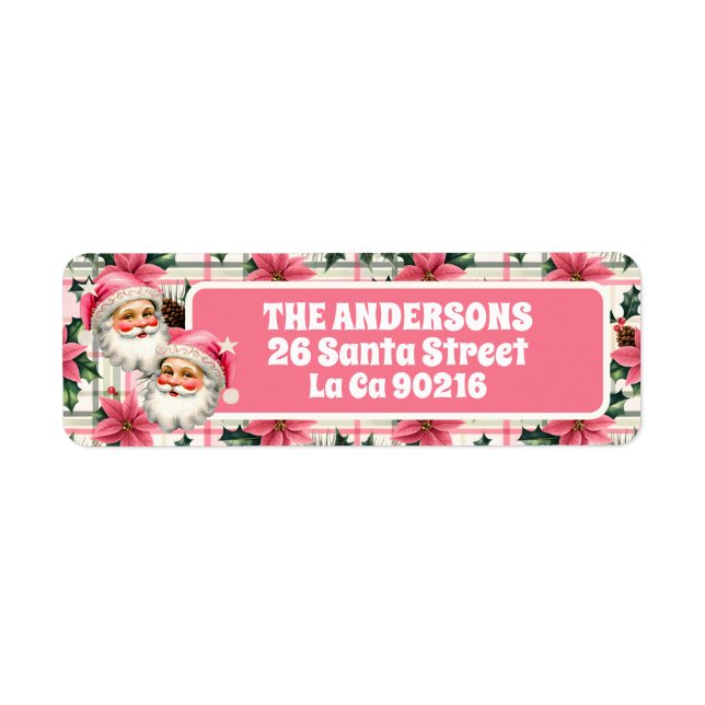 Pink Retro Weihnachten Weihnachten Blumenkohl Kari (Vorne)
