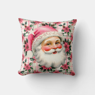 Pink Retro Weihnachten Weihnachten Blumenkohl Kari Kissen