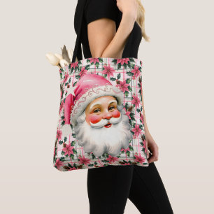 Pink Retro Weihnachten Weihnachten Blumenkohl Kari Tasche
