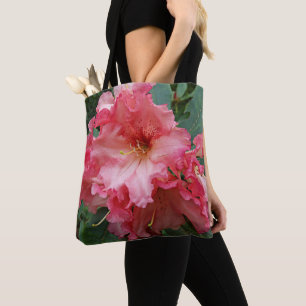 Pink Rhododendron Bloom Floral Tasche