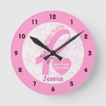 Pink Ribbon Breast Cancer survivor & pink border