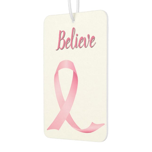 Pink Ribbon Brustkrebs Bewusstsein Autolufterfrischer (Links)