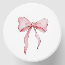 Pink ribbon candle