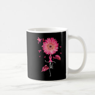 Pink Ribbon Daisy Faith - Brustkrebs-Bewusstsein Kaffeetasse