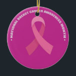 Pink Ribbon Frauen Krebs Bewusstsein Brustkrebs Keramik Ornament<br><div class="desc">Pink Ribbon Frauen Krebs Bewusstsein Brustkrebs</div>