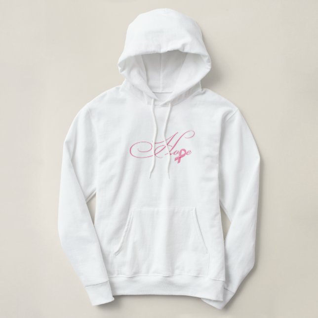Pink Ribbon - Hoffnung Hoodie (Design vorne)