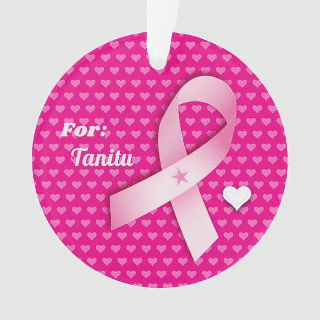 Pink Ribbon Sensibilisation au cancer du sein Pers (devant)