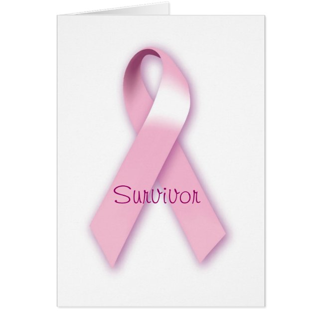 Pink Ribbon Survivor Card (Vorne)