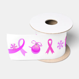 Pink Ribbon Weihnachten Satinband