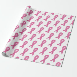 Pink Ribbon Wrapping Paper Brustkrebs-Bewusstsein Geschenkpapier