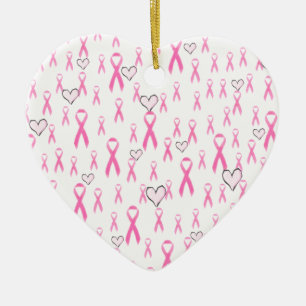 Pink Ribbons, ich kümmere mich!_ Keramik Ornament