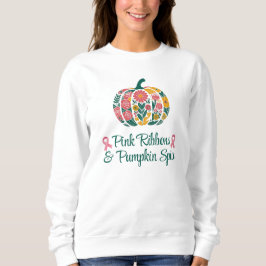 Pink Ribbons & Pumpkin Gewürz - Halloween Sweatshirt