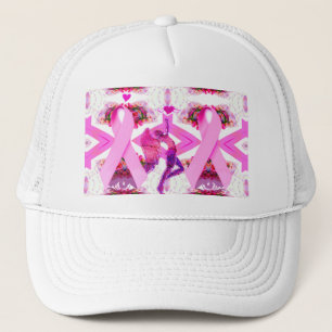 Pink Ribbons von Liebe & Hoffnung_ Truckerkappe