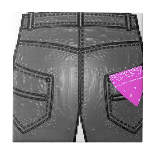 Pink Right Hanky Fliese (Vorderseite)