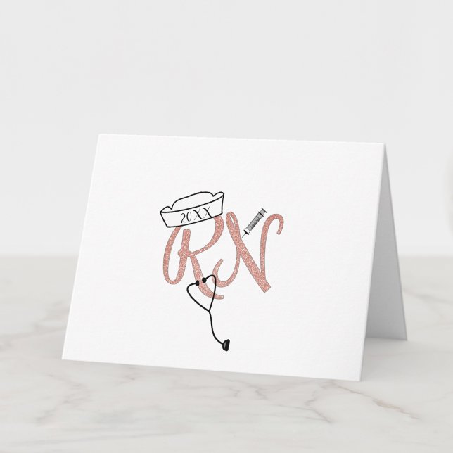 Pink RN infirmière photo merci + message (Créateur téléchargé)