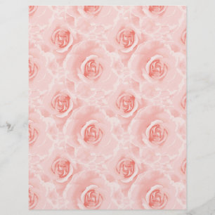 Pink rosa Roses Art & Craft Scrapbook Papier