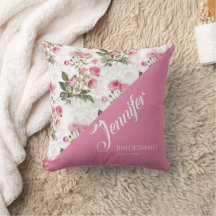 Pink rosa Roses Kissen Kissen