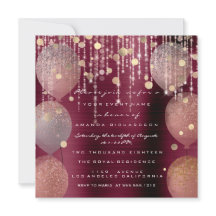 Pink Rose Ballon Sweet 16. Bridal Bordeaux Marsal