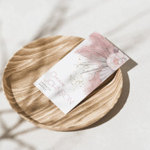 Pink Rose Boho Bohemisch Chic Pampas Grass