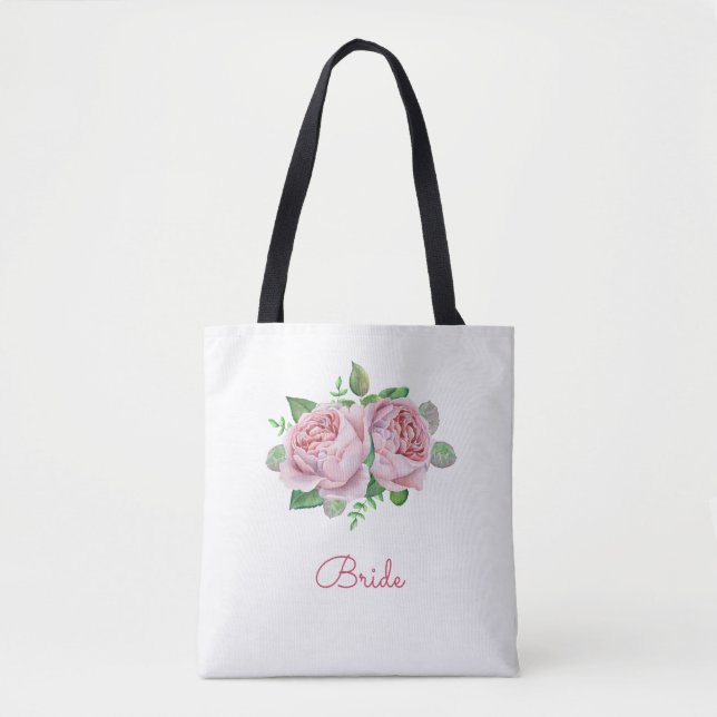 Pink Rose Bridal Tasche (Vorderseite)