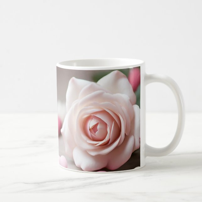Pink Rose Calming Kaffeetasse (Rechts)