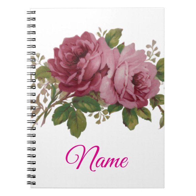 Pink Rose Elegance   Notizblock (Vorderseite)