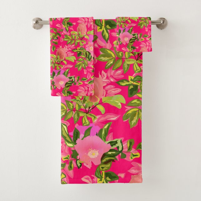 Pink rose hanche, rose rose sauvage hanche (En situation)