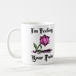 Pink Rose in Despair Kaffeetasse