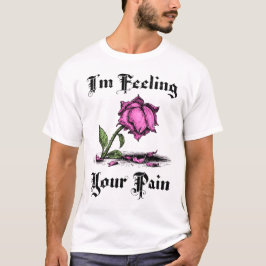 Pink Rose in Despair T-Shirt