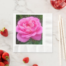 Pink Rose "Leonardo Da Vinci" Serviette