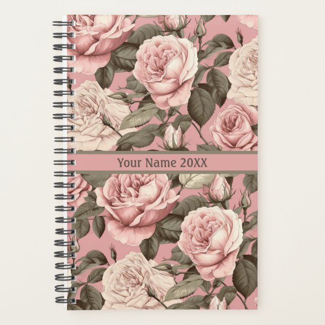 Pink Rose Planner (Devant)