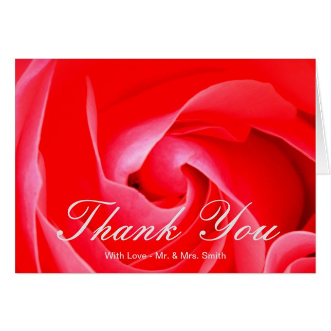 Pink Rose Vielen Dank (Vorderseite (Horizontal))