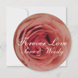 Pink Rose Vielen Dank Dankeskarte