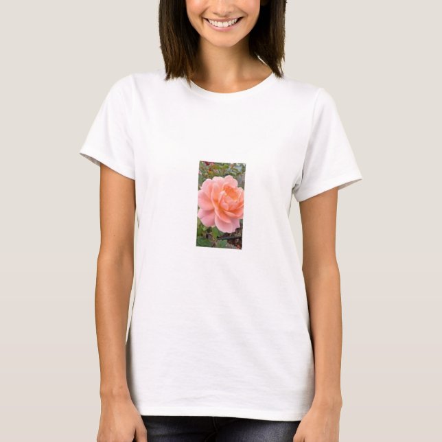 Pink Rose Womans T-Shirt (Devant)