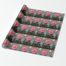 Pink Rose Wrapping Paper von HAS Jewels