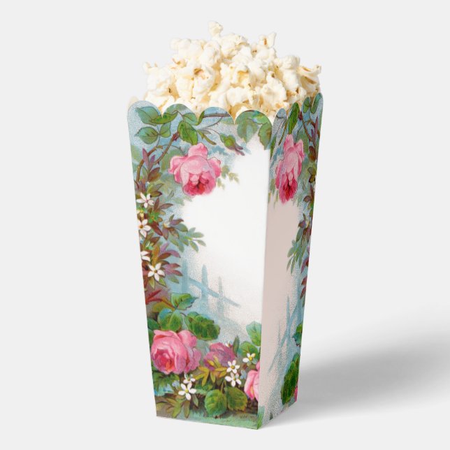 PINK ROSES AND JASMINES Geburtstagsparty Geschenkschachtel (Geplatzt)