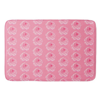 Pink roses badematte